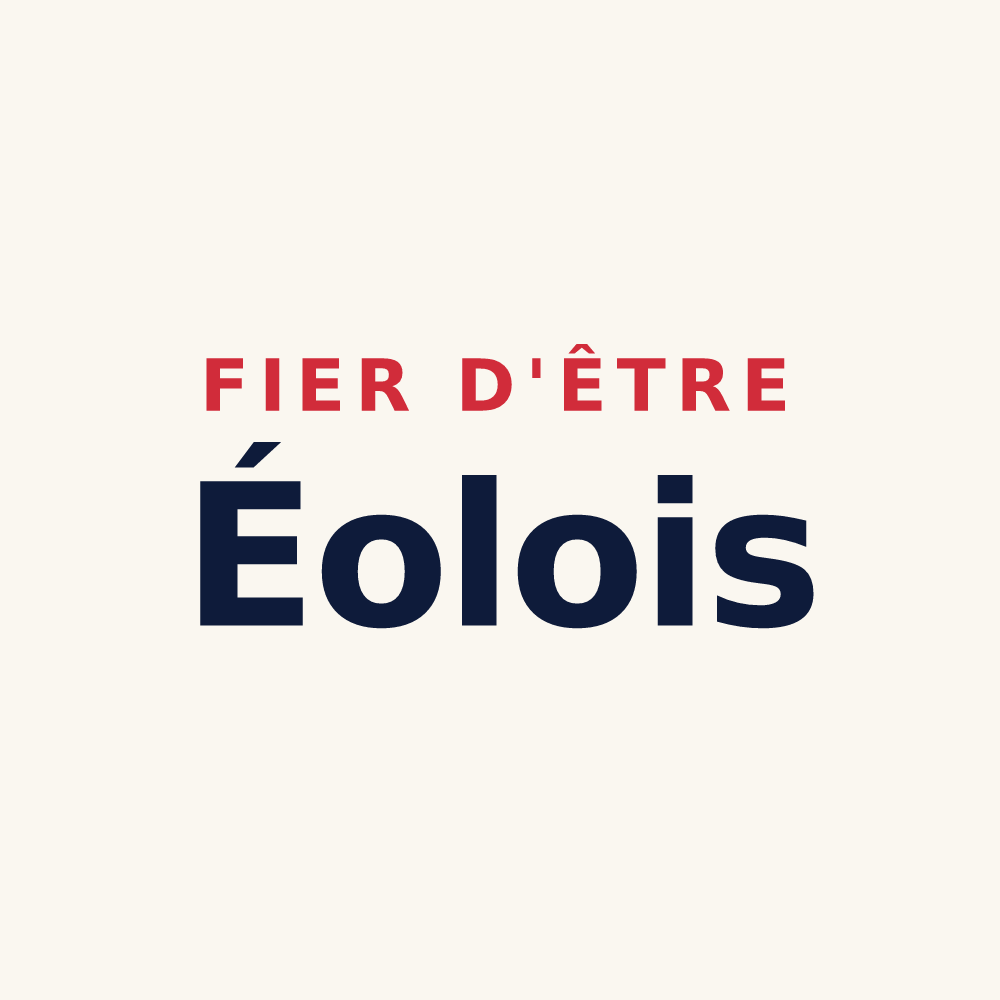 Tasse « Fier d'être Éolois » — design pour Éole-en-Beauce