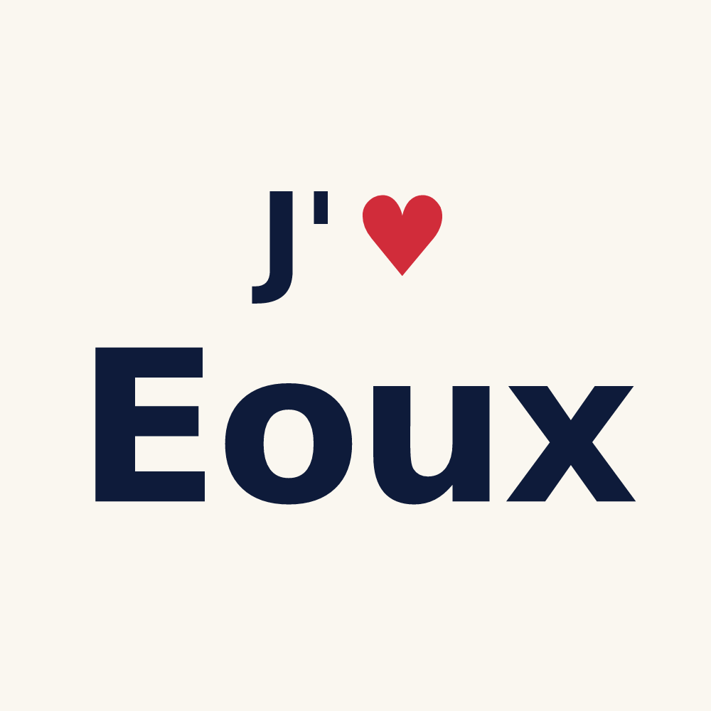 Tasse personnalisée Eoux — design J'aime Eoux