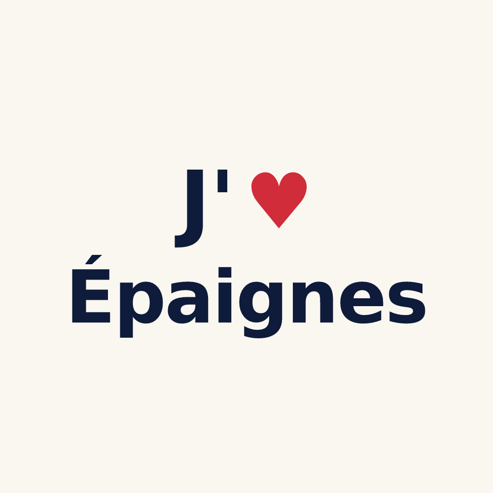 Tasse personnalisée Épaignes — design J'aime Épaignes