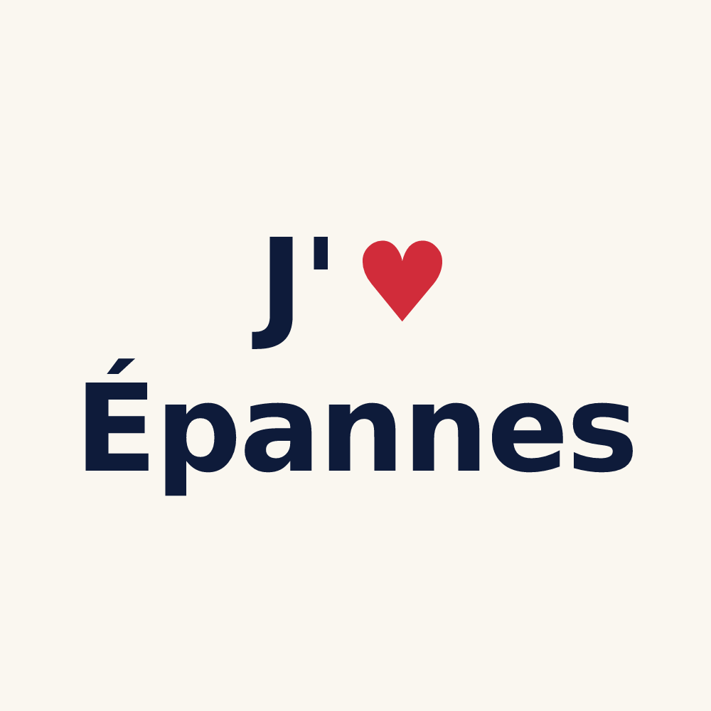 Tasse personnalisée Épannes — design J'aime Épannes