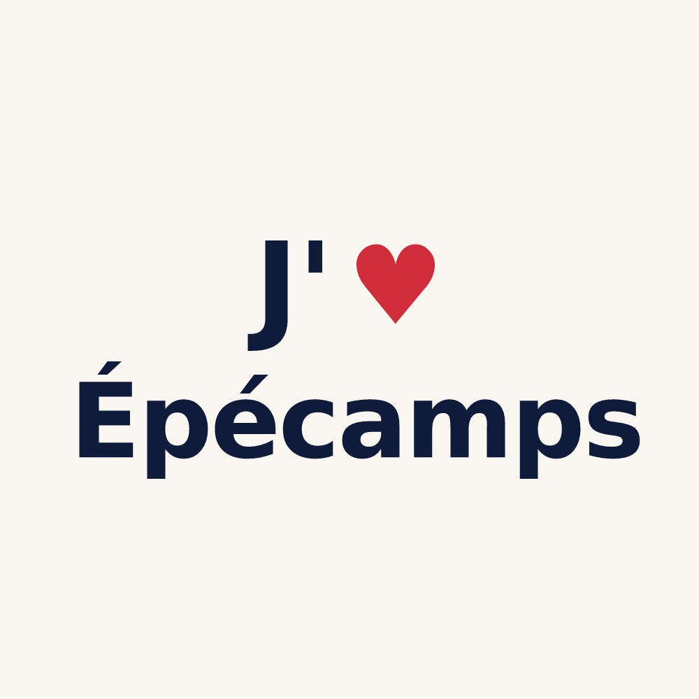 Tasse personnalisée Épécamps — design J'aime Épécamps