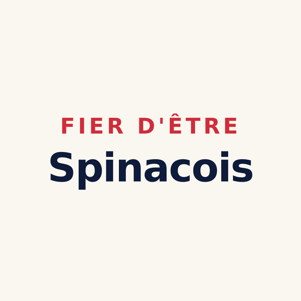 Tasse « Fier d'être Spinacois » — design pour Épeigné-sur-Dême