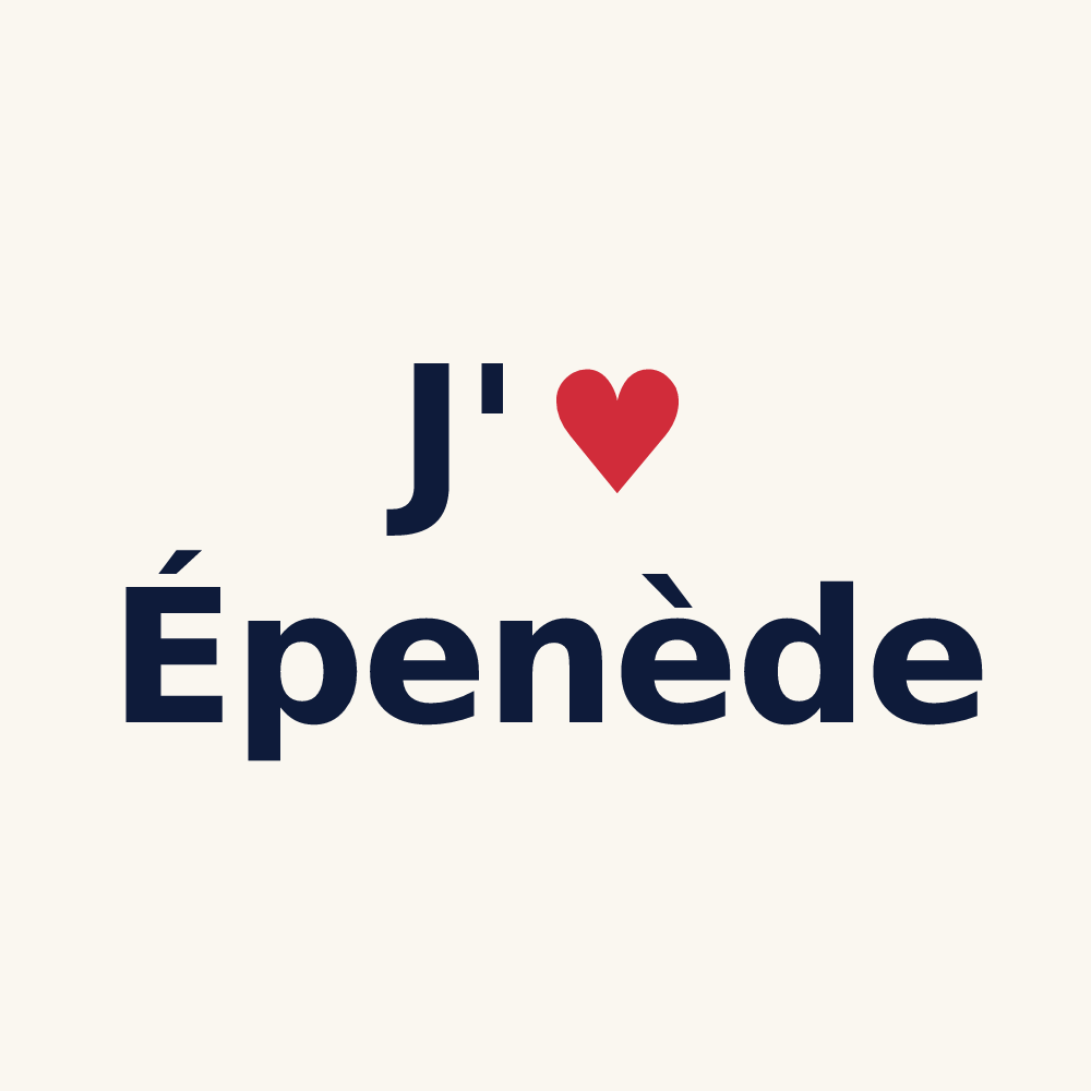 Tasse personnalisée Épenède — design J'aime Épenède