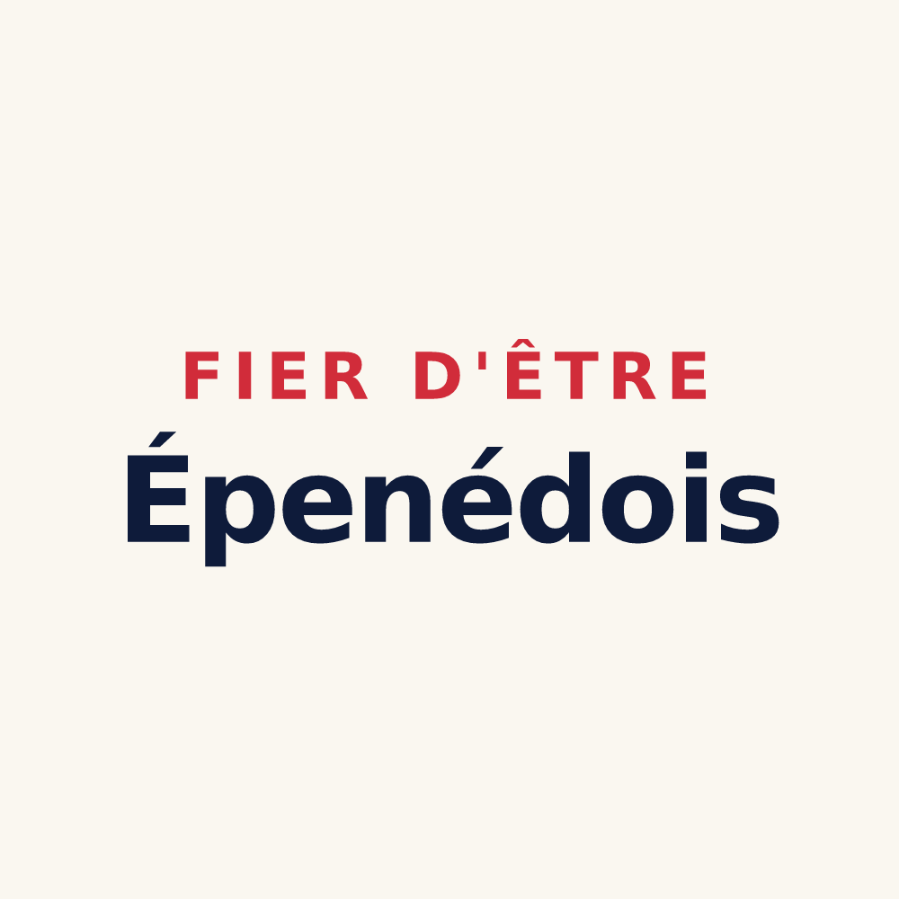 Tasse « Fier d'être Épenédois » — design pour Épenède