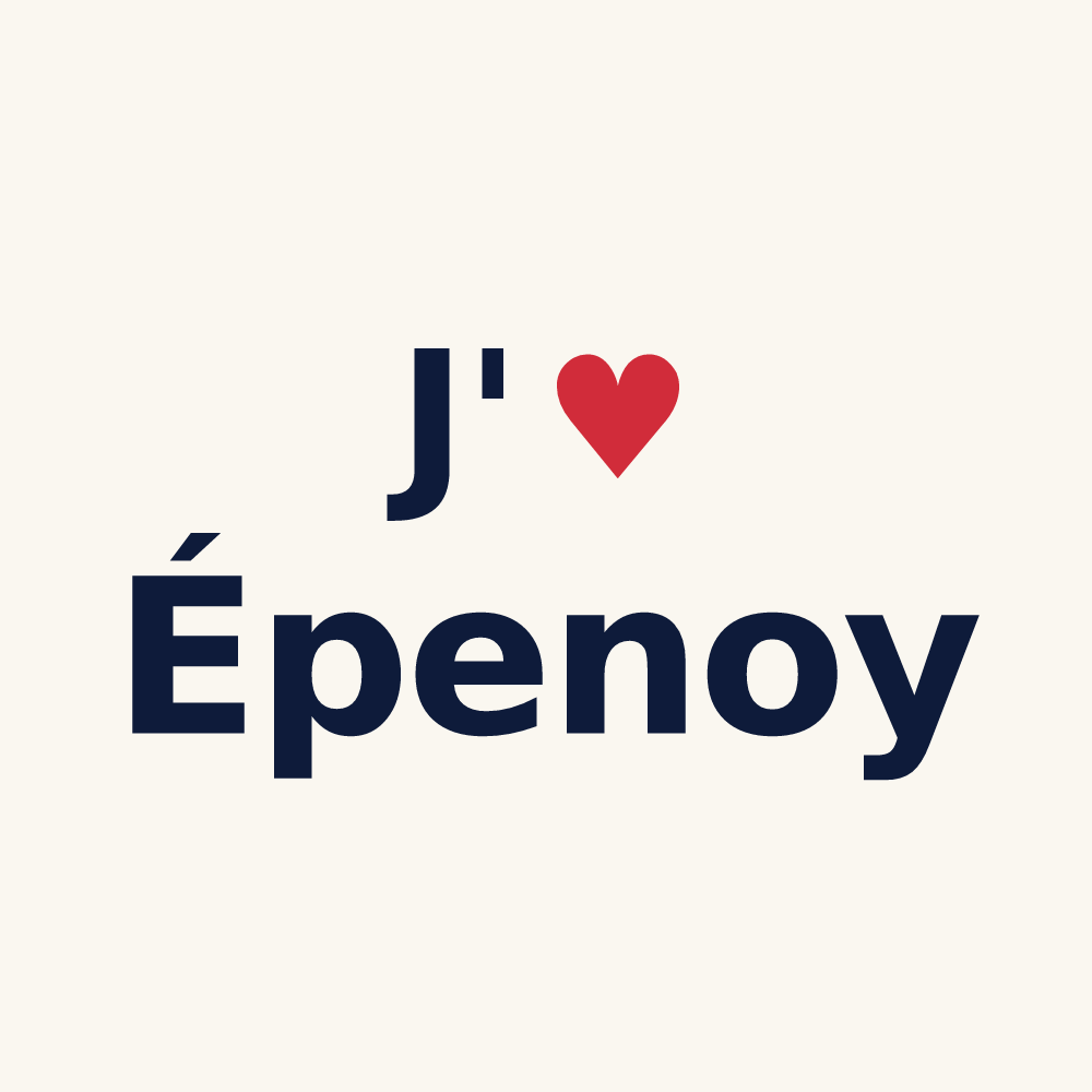 Tasse personnalisée Épenoy — design J'aime Épenoy