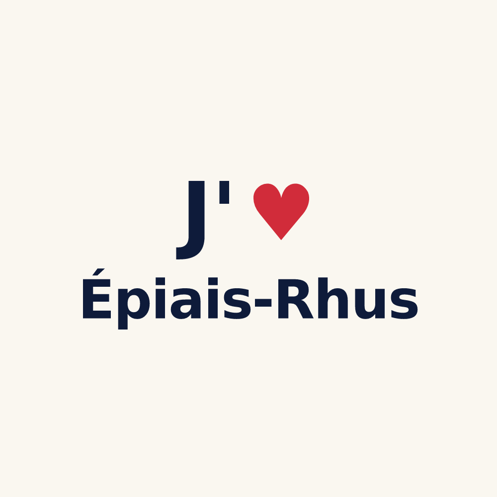Tasse personnalisée Épiais-Rhus — design J'aime Épiais-Rhus
