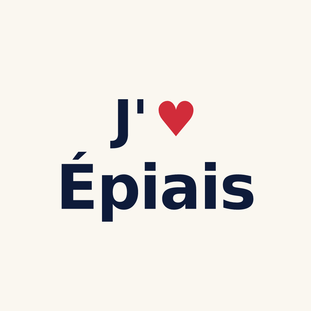 Tasse personnalisée Épiais — design J'aime Épiais