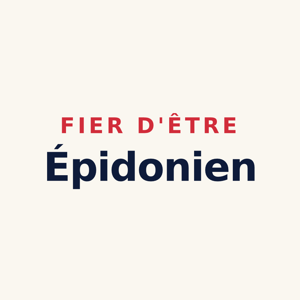 Tasse « Fier d'être Épidonien » — design pour Épieds