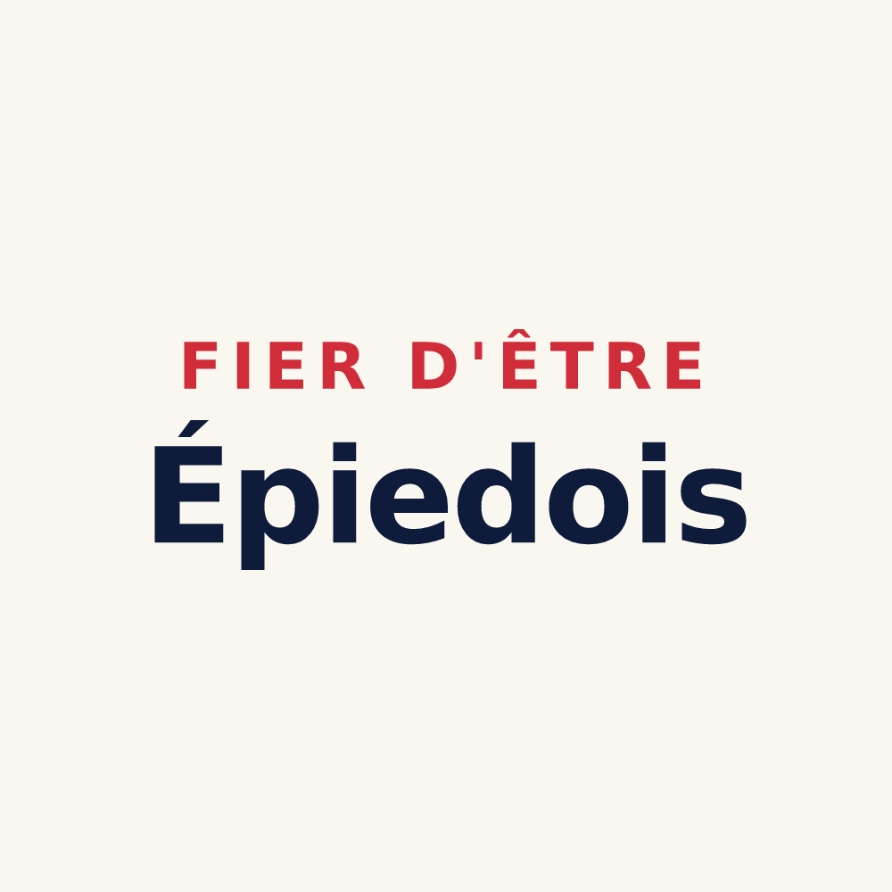 Tasse « Fier d'être Épiedois » — design pour Épieds