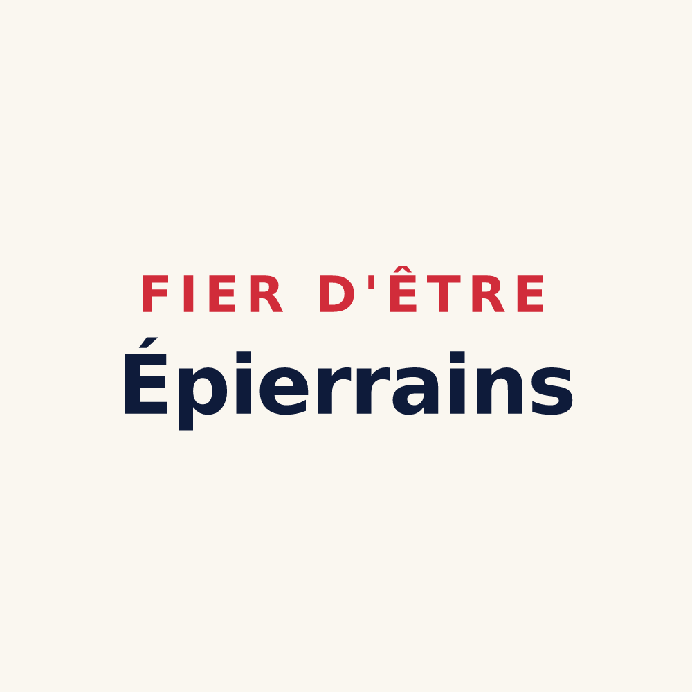 Tasse « Fier d'être Épierrains » — design pour Épierre
