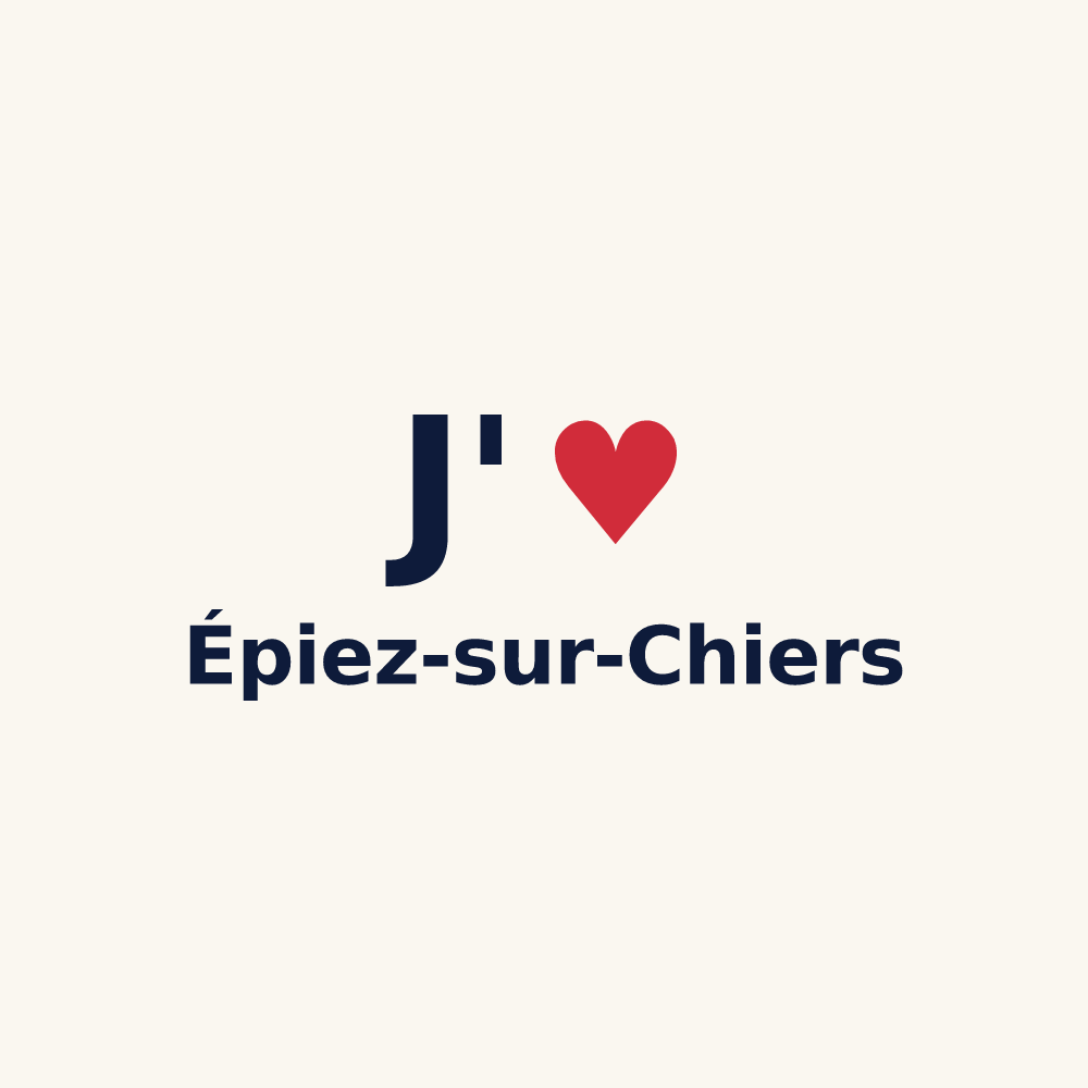 Tasse personnalisée Épiez-sur-Chiers — design J'aime Épiez-sur-Chiers