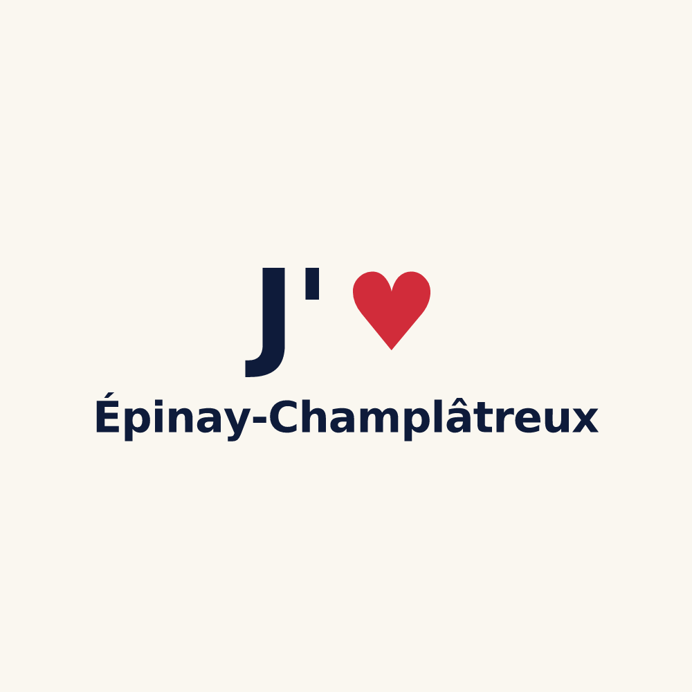 Tasse personnalisée Épinay-Champlâtreux — design J'aime Épinay-Champlâtreux