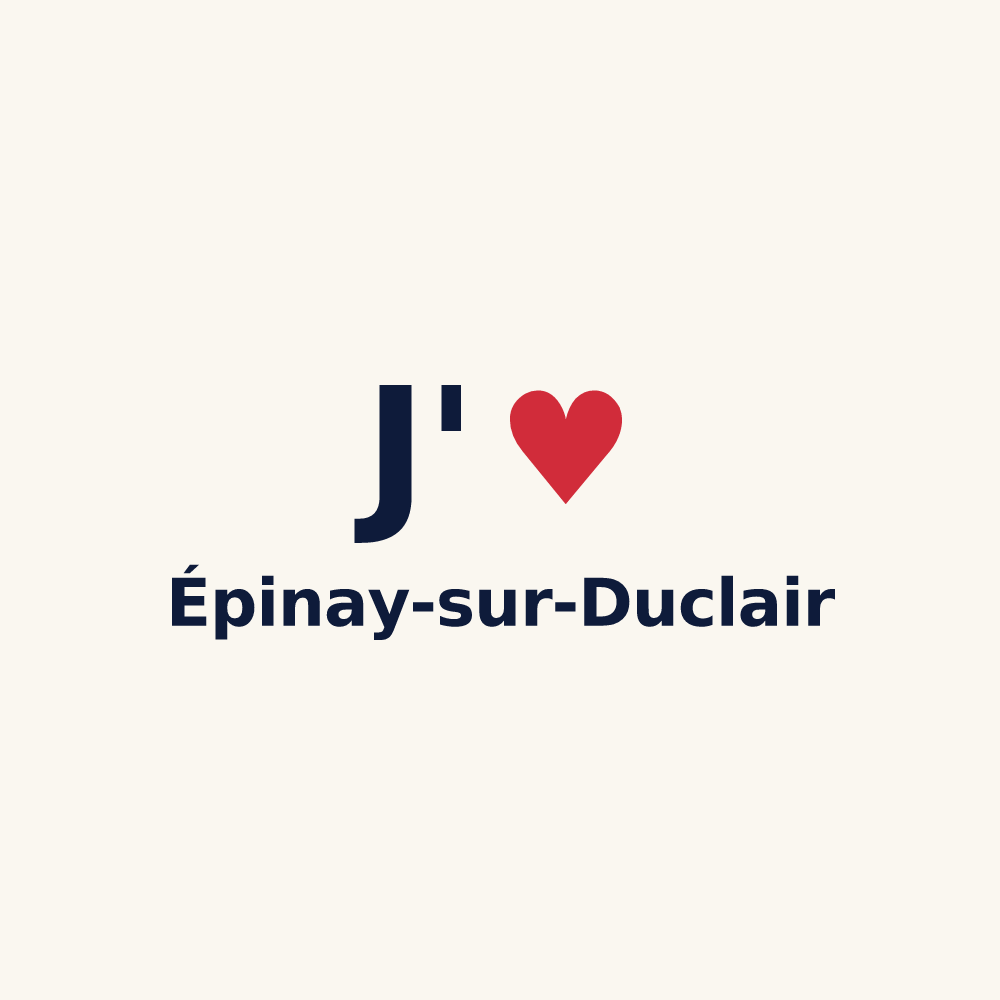 Tasse personnalisée Épinay-sur-Duclair — design J'aime Épinay-sur-Duclair