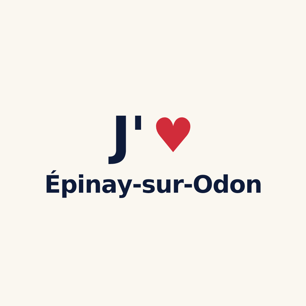 Tasse personnalisée Épinay-sur-Odon — design J'aime Épinay-sur-Odon