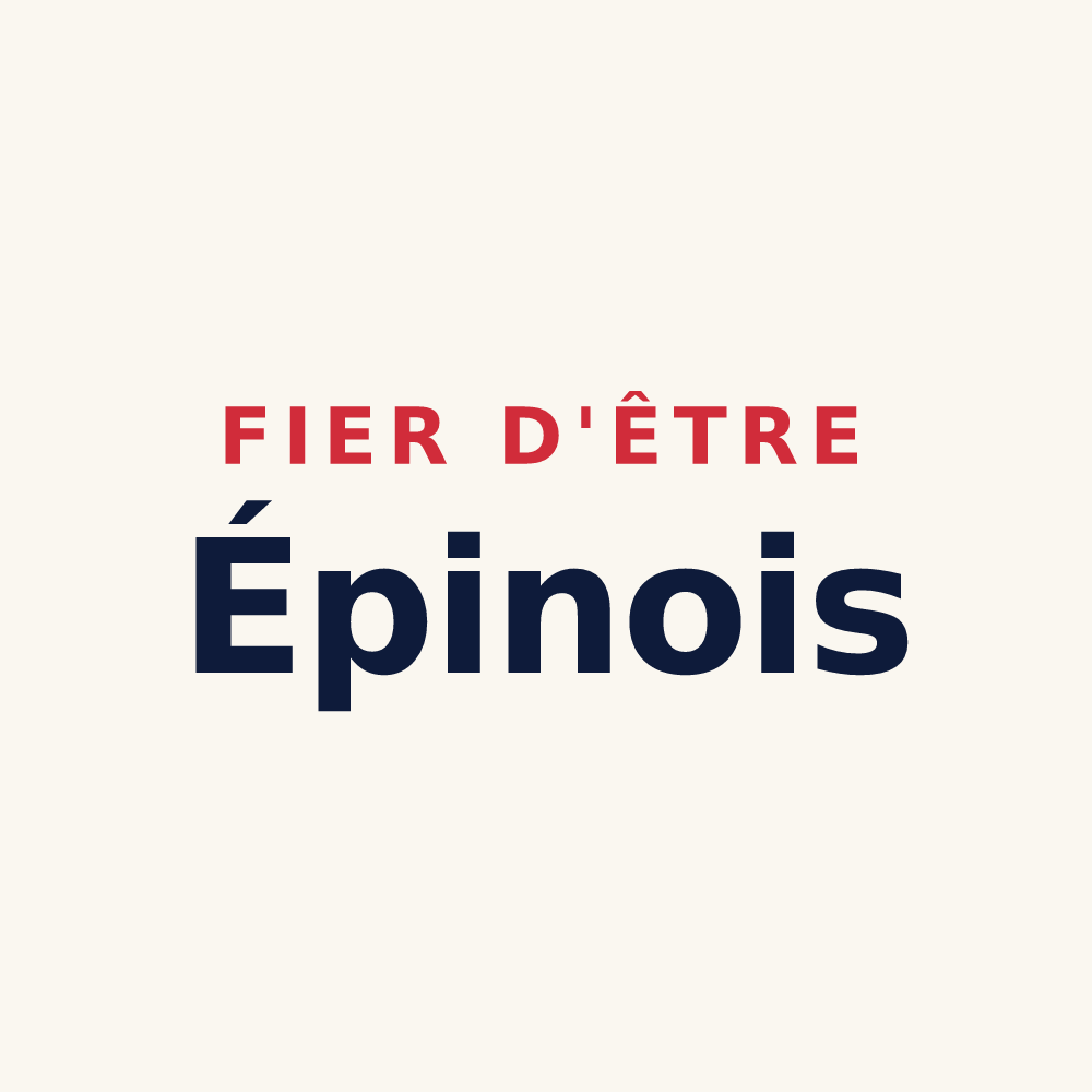 Tasse « Fier d'être Épinois » — design pour Épinay-sur-Odon