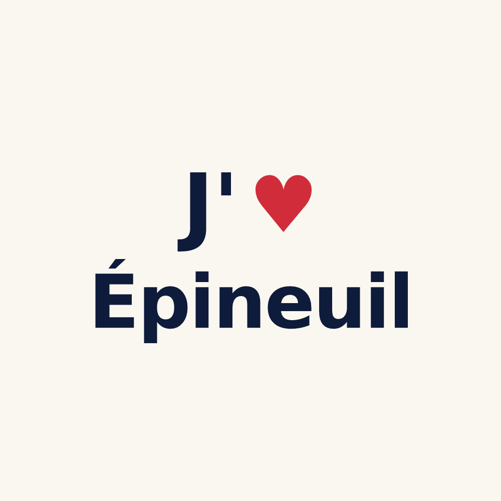 Tasse personnalisée Épineuil — design J'aime Épineuil