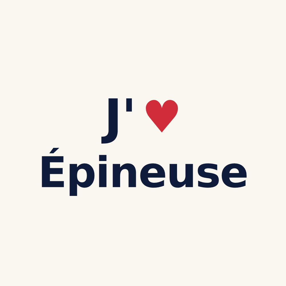 Tasse personnalisée Épineuse — design J'aime Épineuse
