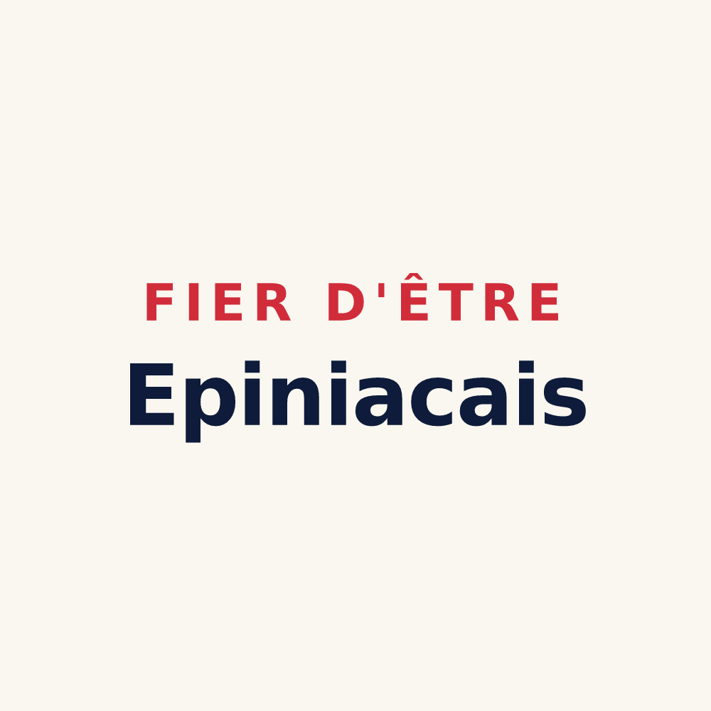Tasse « Fier d'être Epiniacais » — design pour Epiniac