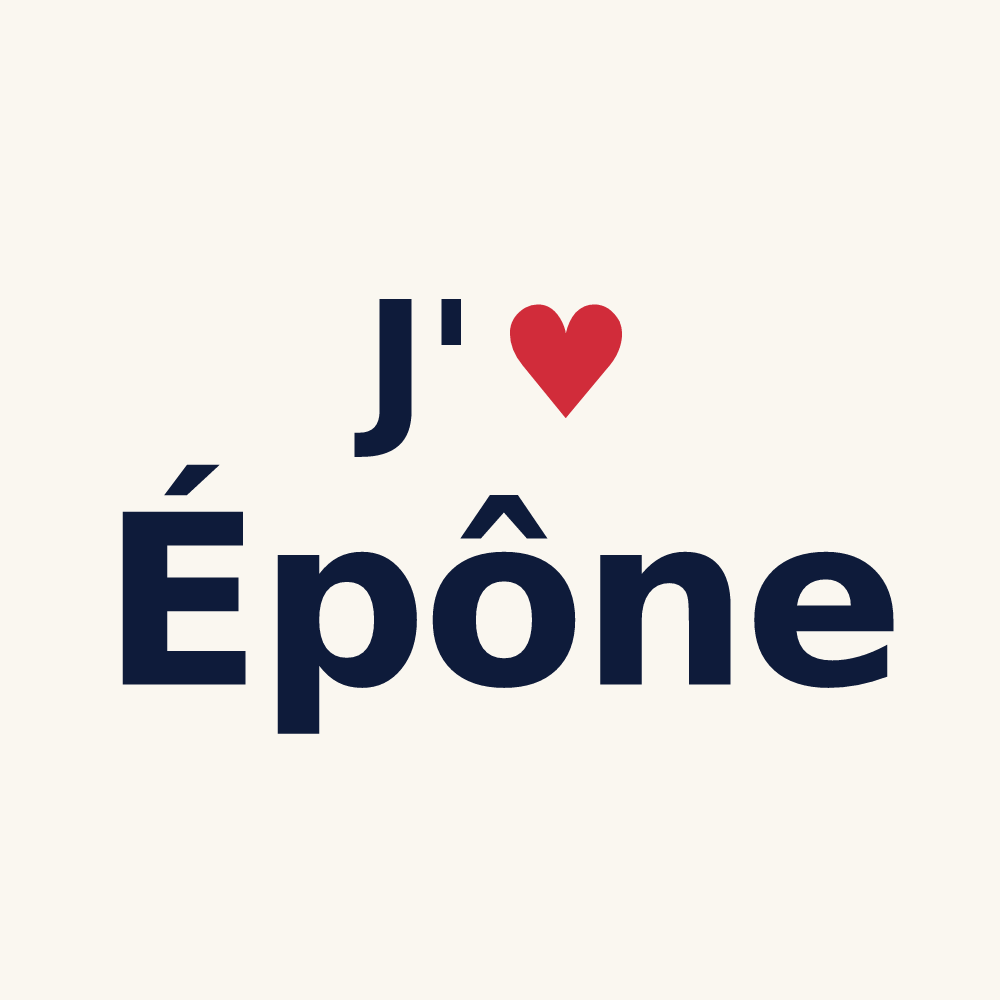 Tasse personnalisée Épône — design J'aime Épône