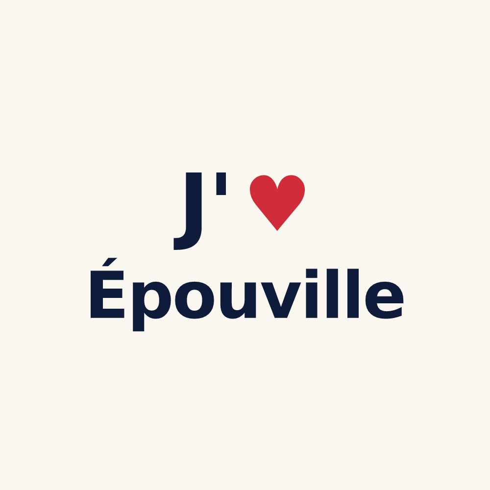 Tasse personnalisée Épouville — design J'aime Épouville