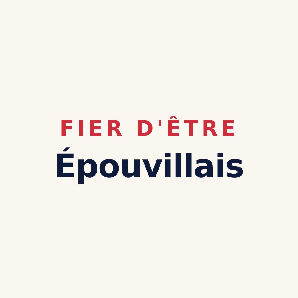 Tasse « Fier d'être Épouvillais » — design pour Épouville