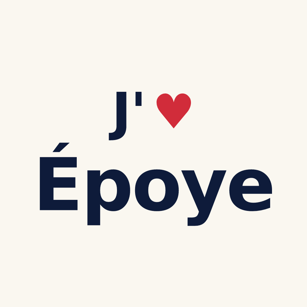 Tasse personnalisée Époye — design J'aime Époye