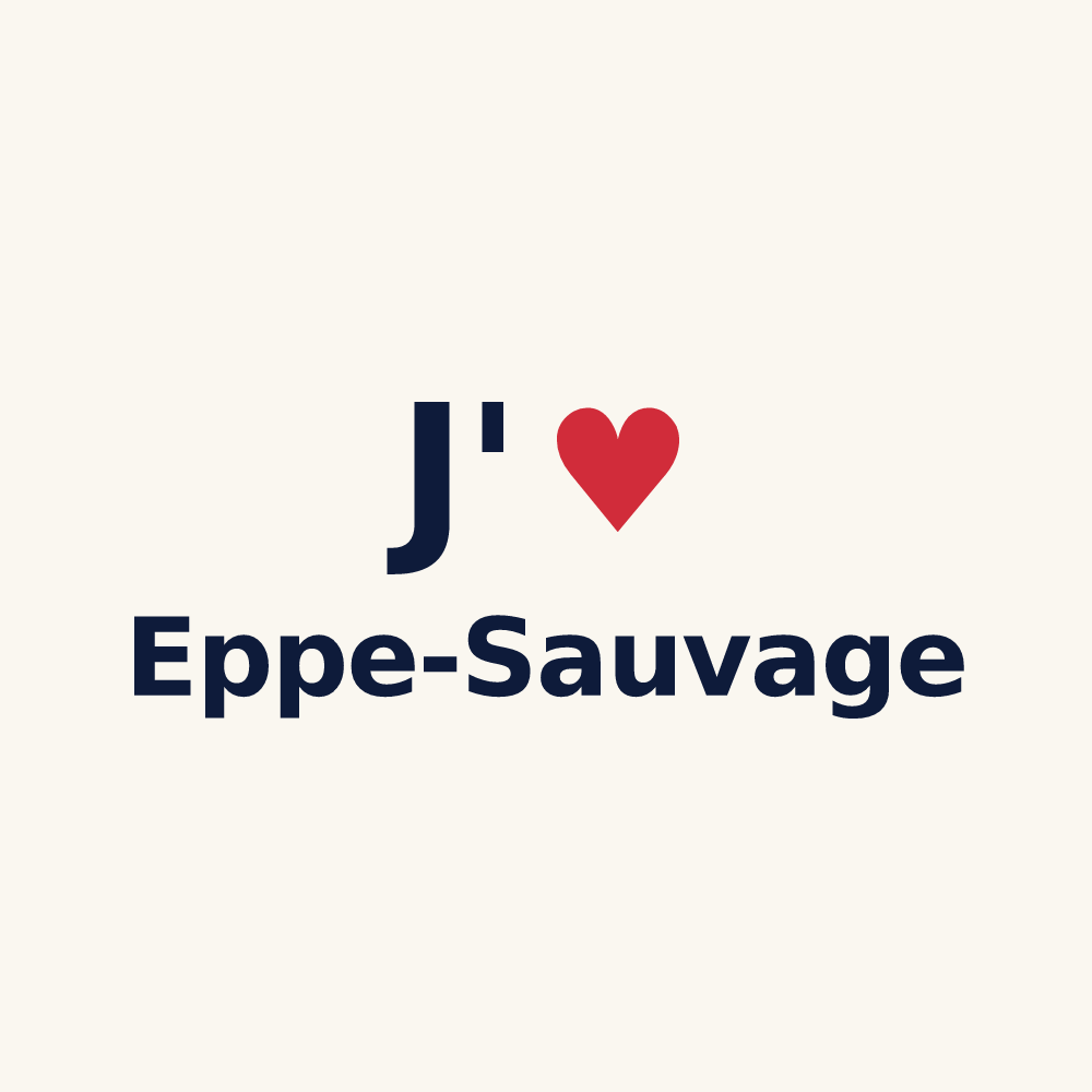Tasse personnalisée Eppe-Sauvage — design J'aime Eppe-Sauvage