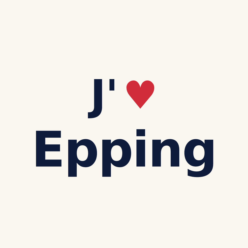 Tasse personnalisée Epping — design J'aime Epping