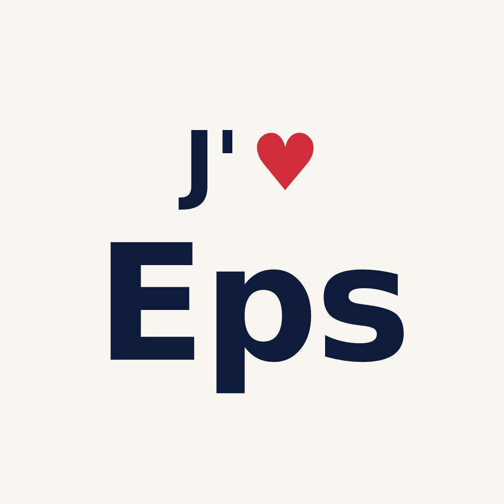 Tasse personnalisée Eps — design J'aime Eps