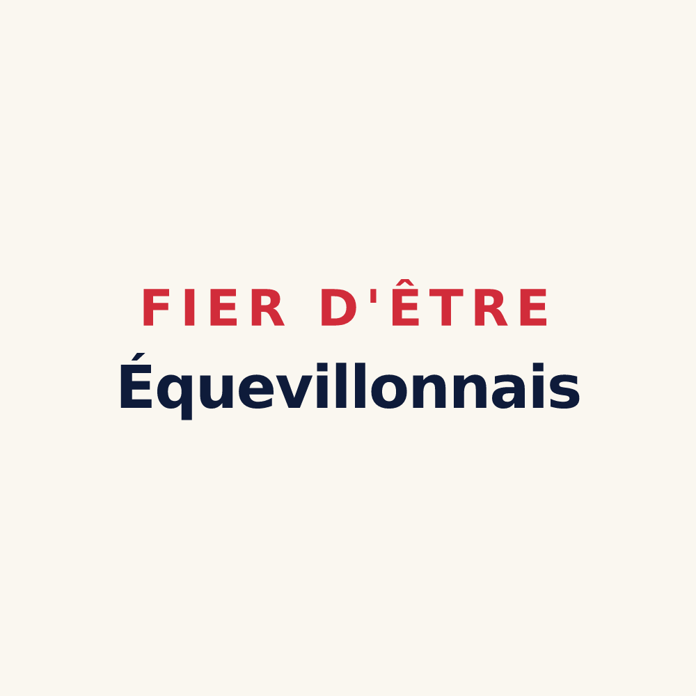 Tasse « Fier d'être Équevillonnais » — design pour Équevillon