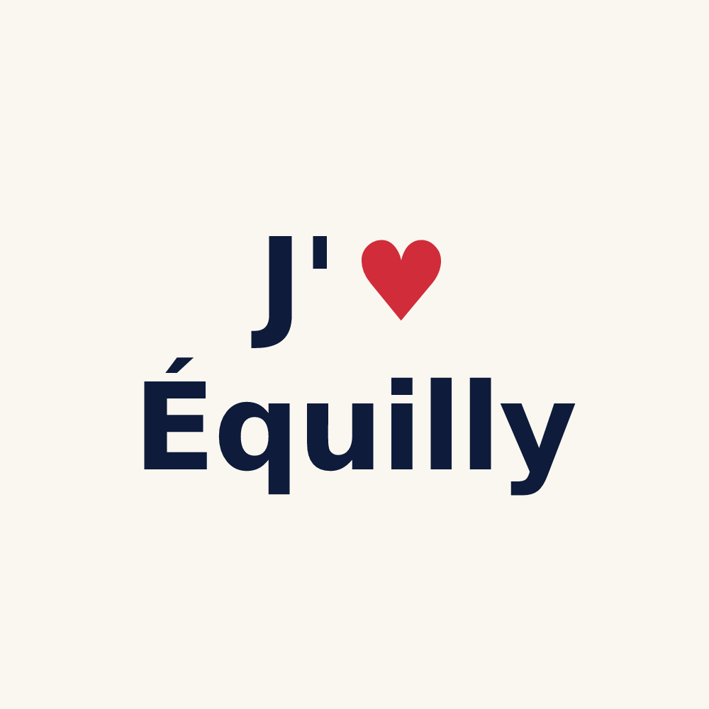 Tasse personnalisée Équilly — design J'aime Équilly