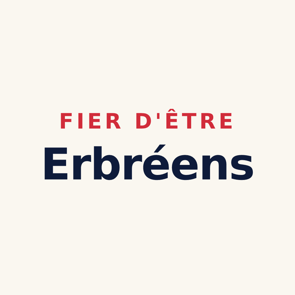 Tasse « Fier d'être Erbréens » — design pour Erbray