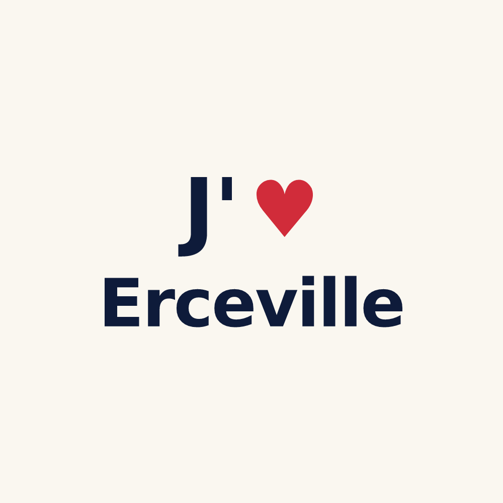 Tasse personnalisée Erceville — design J'aime Erceville