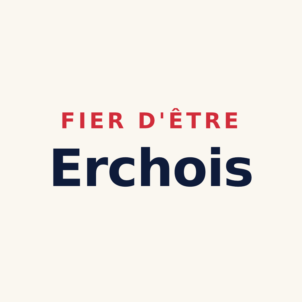 Tasse « Fier d'être Erchois » — design pour Erches
