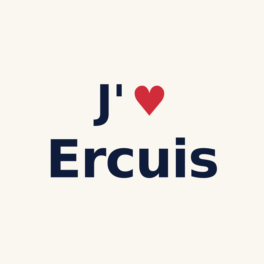 Tasse personnalisée Ercuis — design J'aime Ercuis