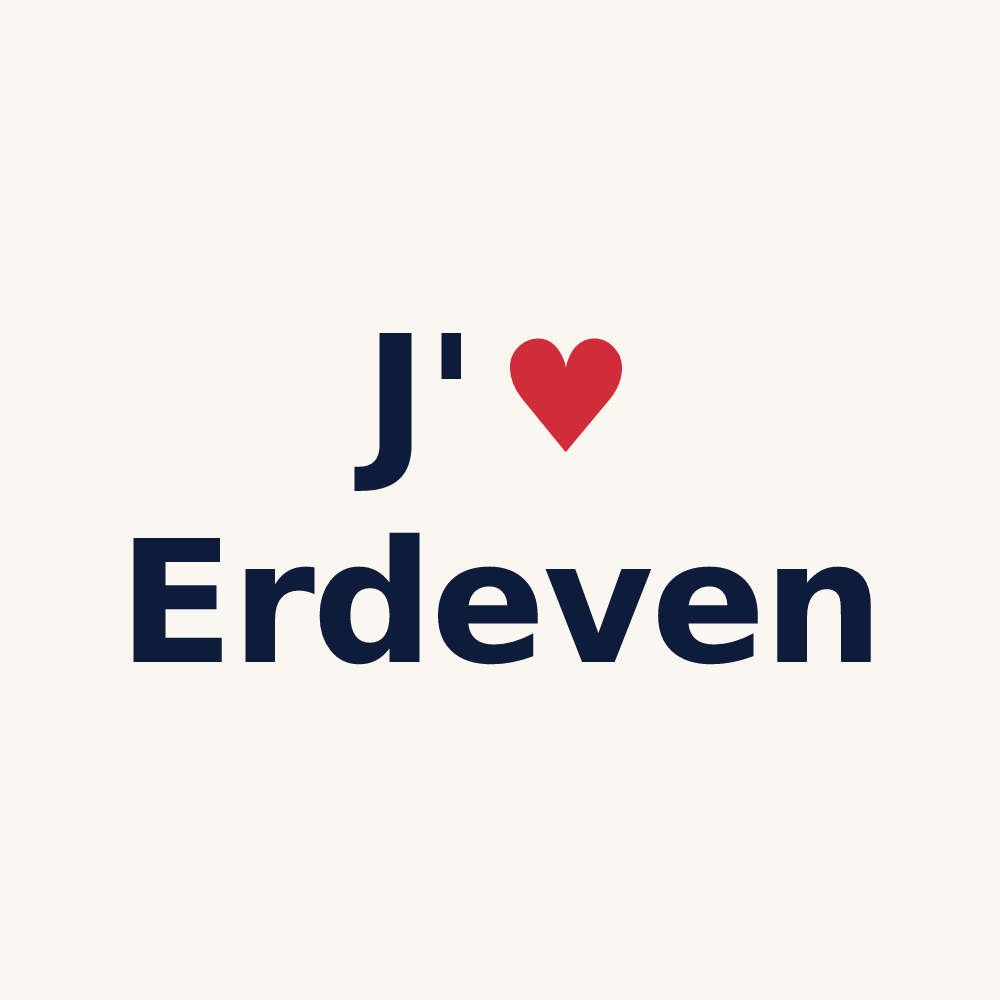 Tasse personnalisée Erdeven — design J'aime Erdeven