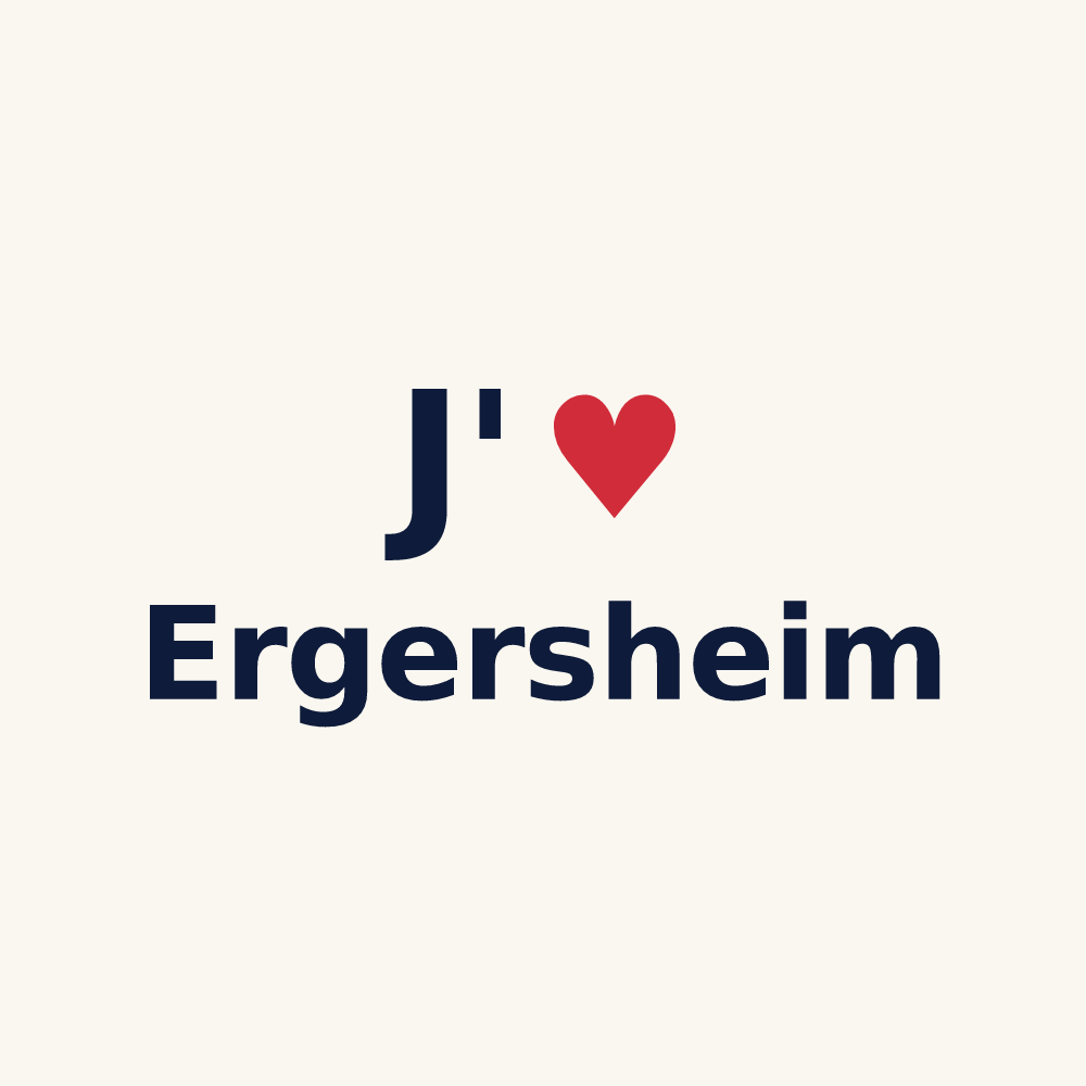 Tasse personnalisée Ergersheim — design J'aime Ergersheim