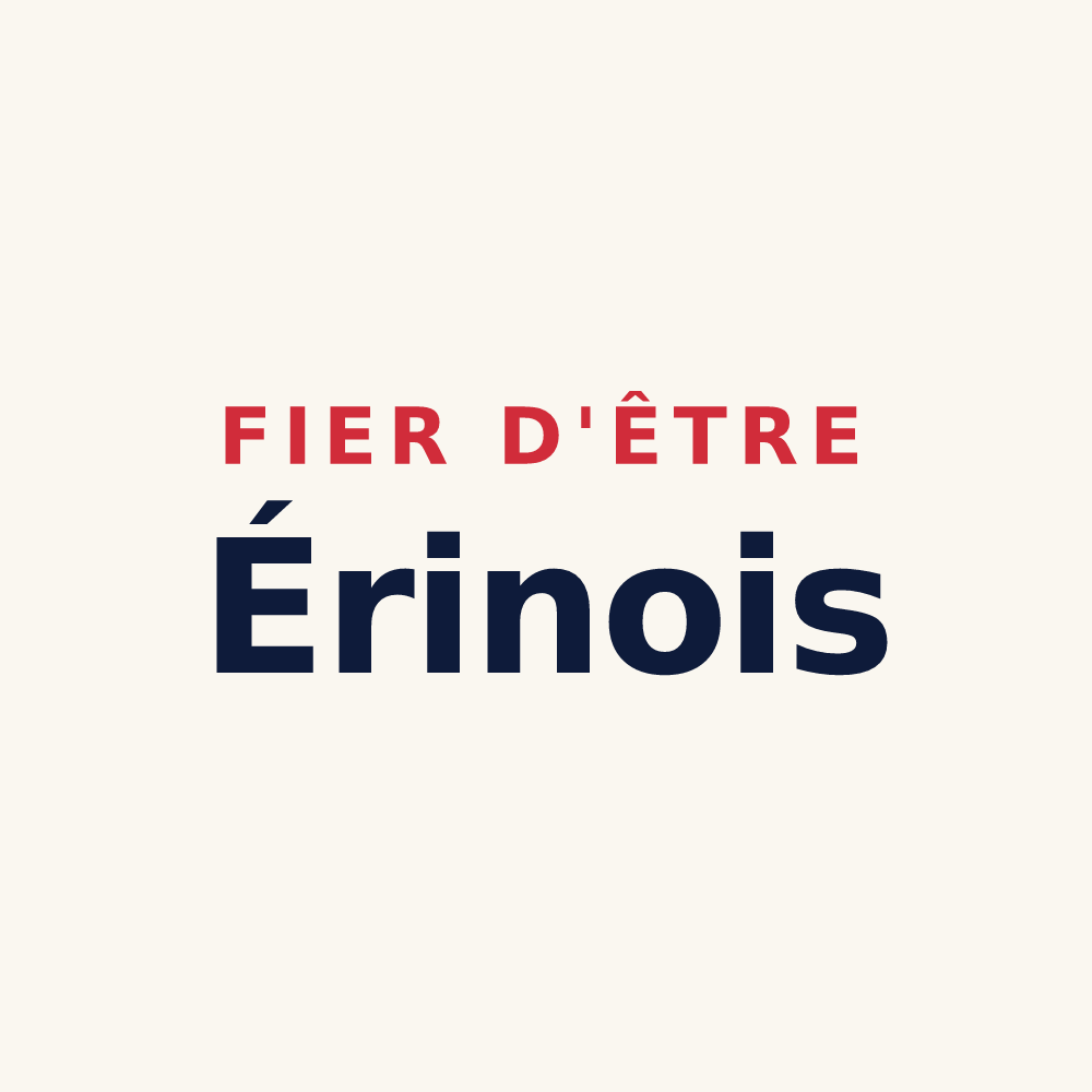 Tasse « Fier d'être Érinois » — design pour Érin