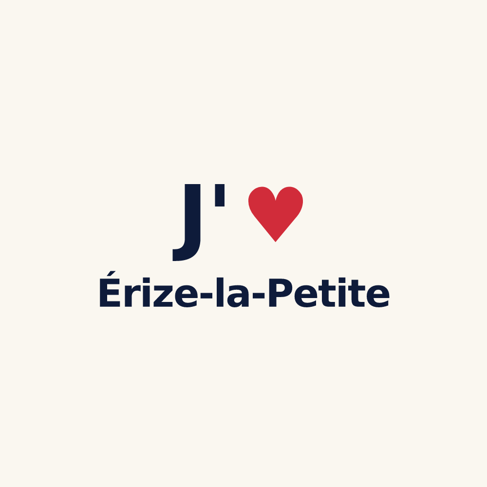 Tasse personnalisée Érize-la-Petite — design J'aime Érize-la-Petite