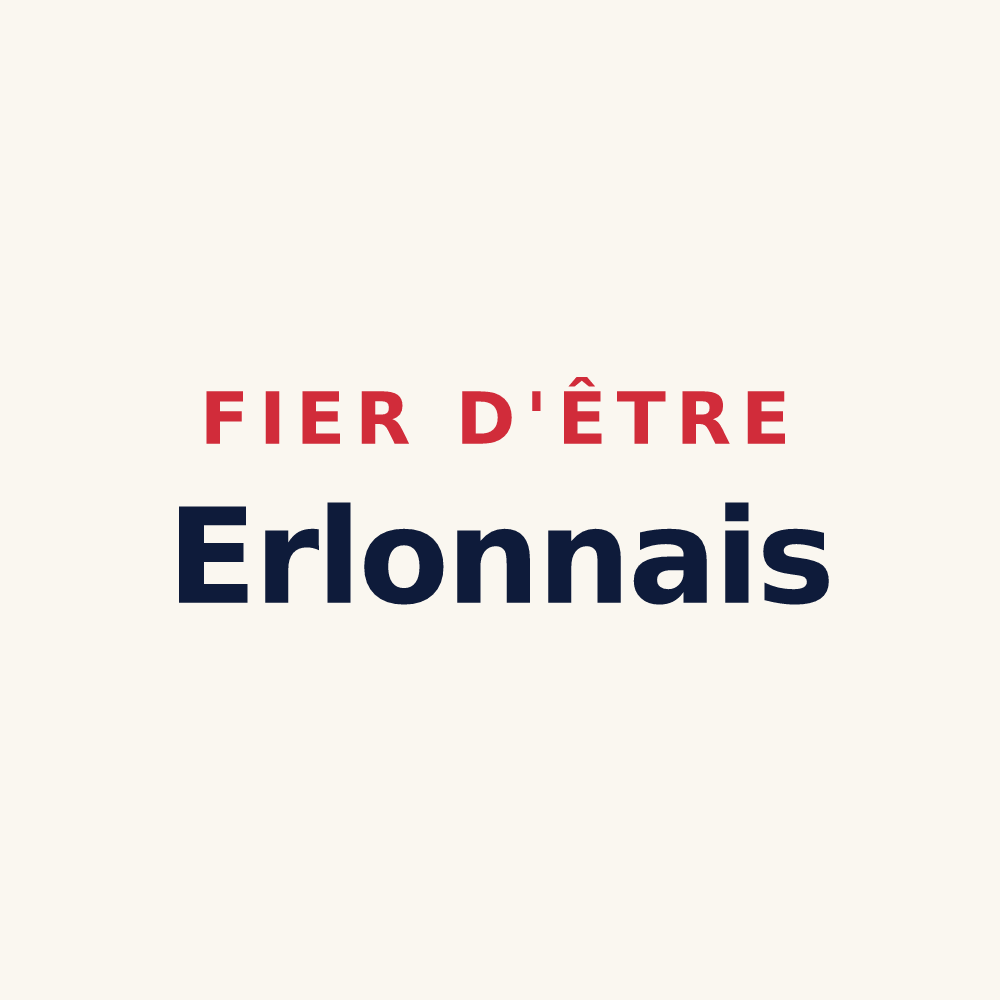 Tasse « Fier d'être Erlonnais » — design pour Erlon