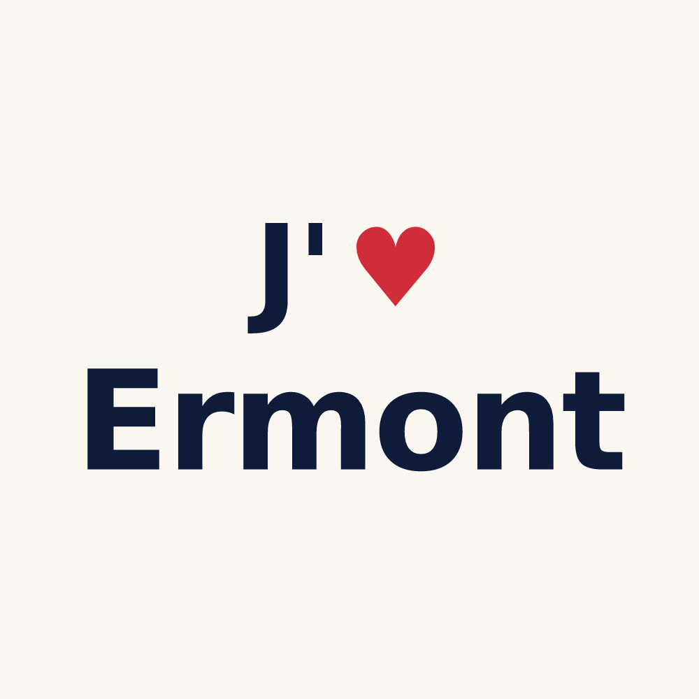 Tasse personnalisée Ermont — design J'aime Ermont
