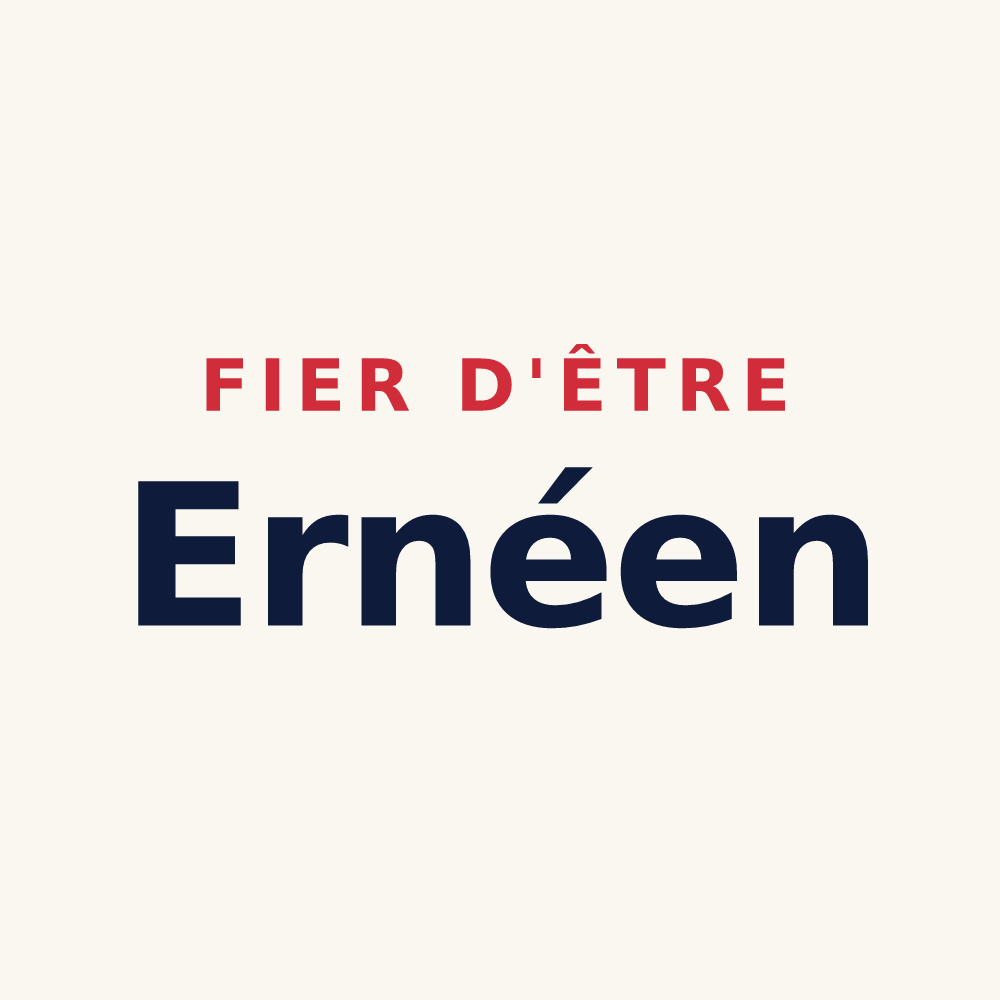 Tasse « Fier d'être Ernéen » — design pour Ernée