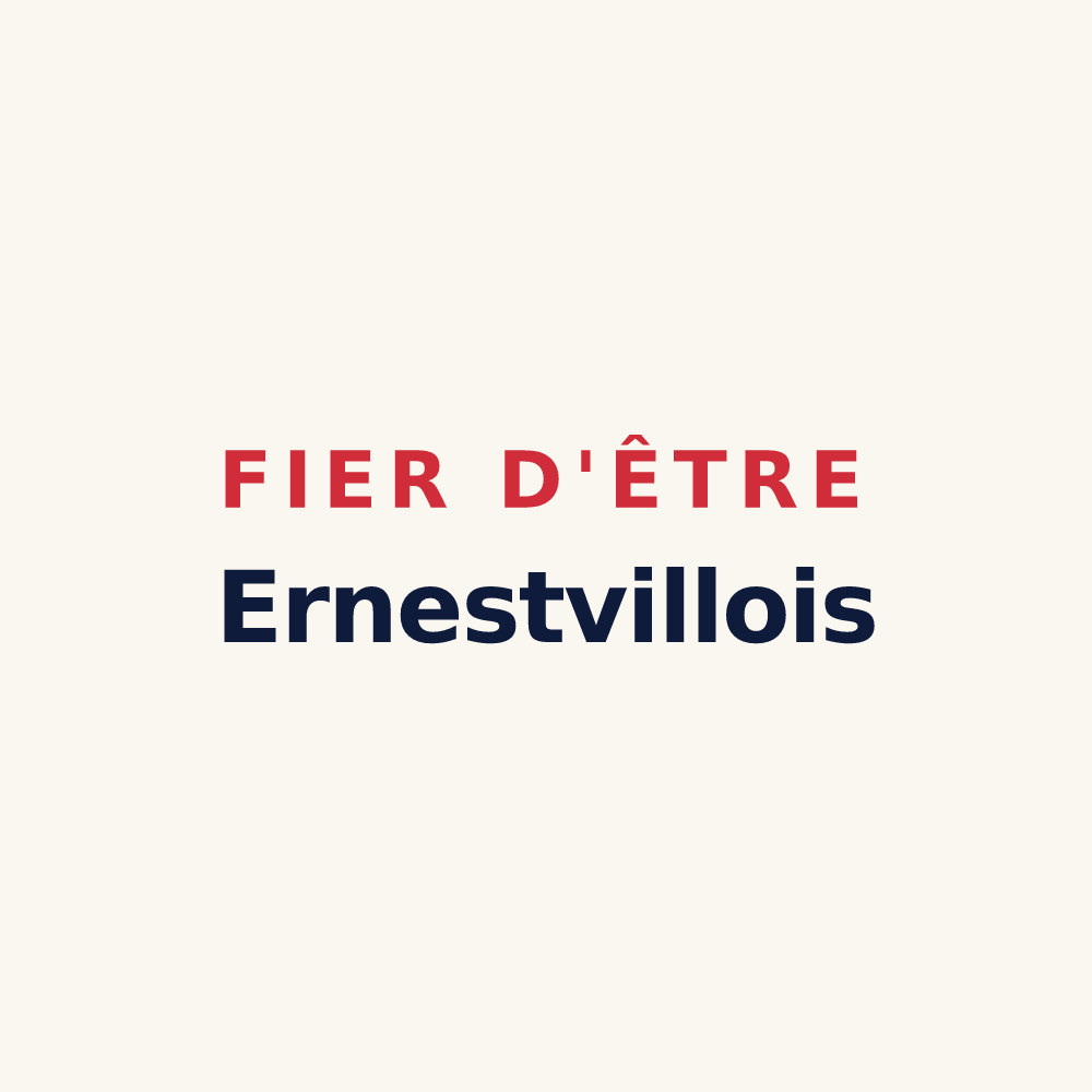Tasse « Fier d'être Ernestvillois » — design pour Ernestviller