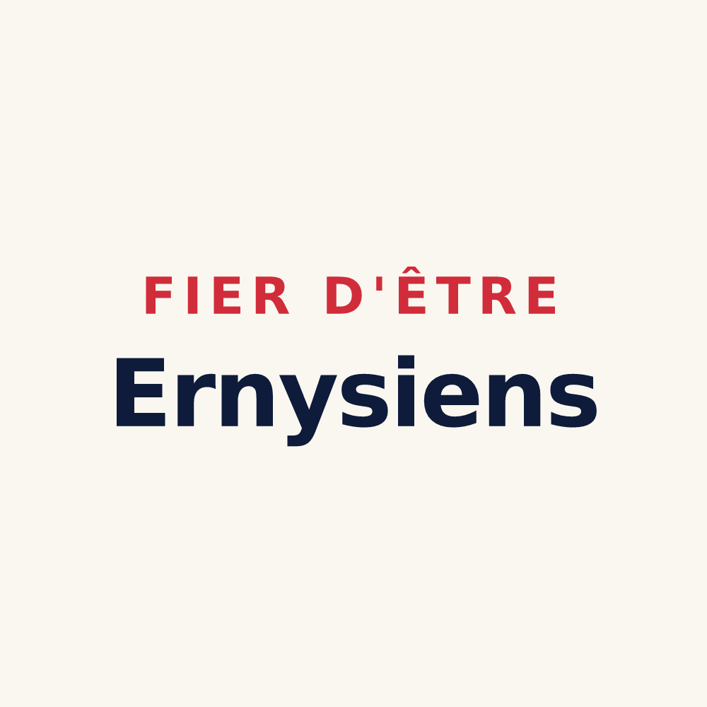 Tasse « Fier d'être Ernysiens » — design pour Erny-Saint-Julien