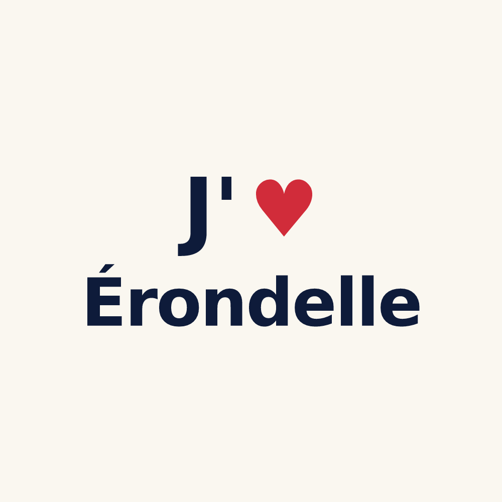 Tasse personnalisée Érondelle — design J'aime Érondelle