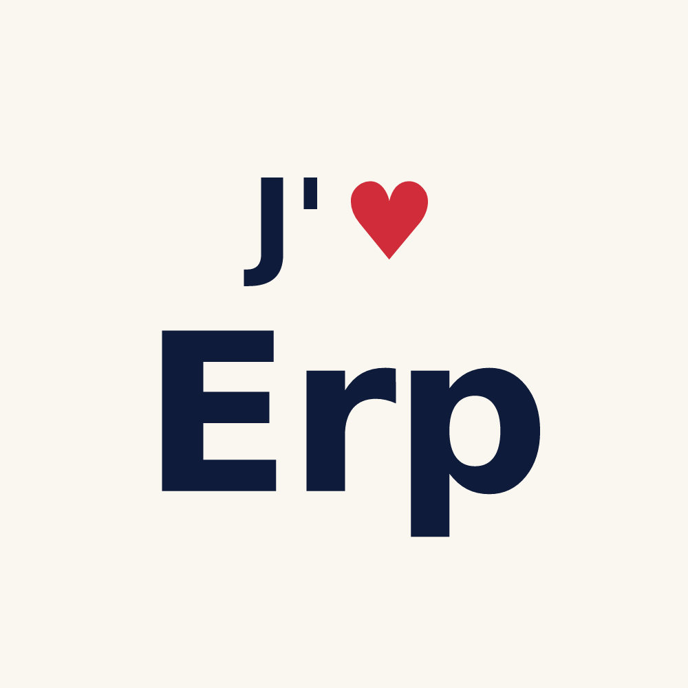 Tasse personnalisée Erp — design J'aime Erp