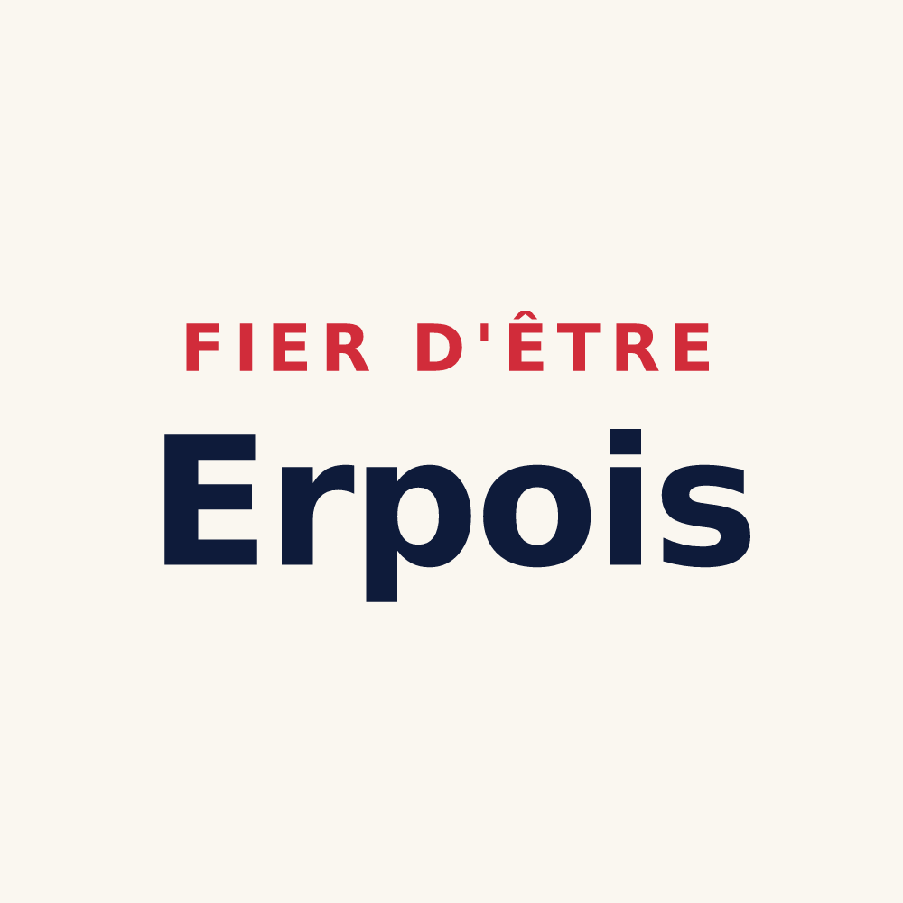 Tasse « Fier d'être Erpois » — design pour Erp