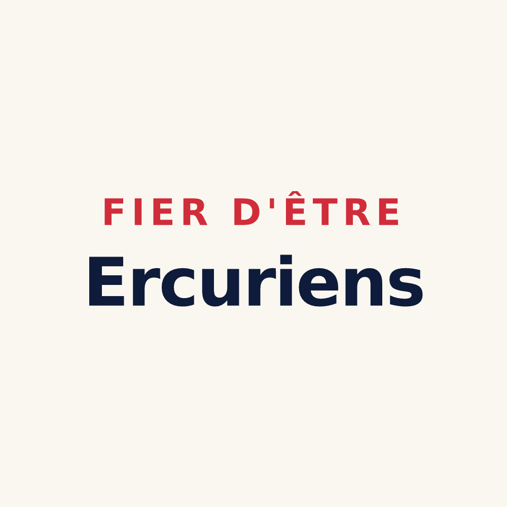 Tasse « Fier d'être Ercuriens » — design pour Erquery