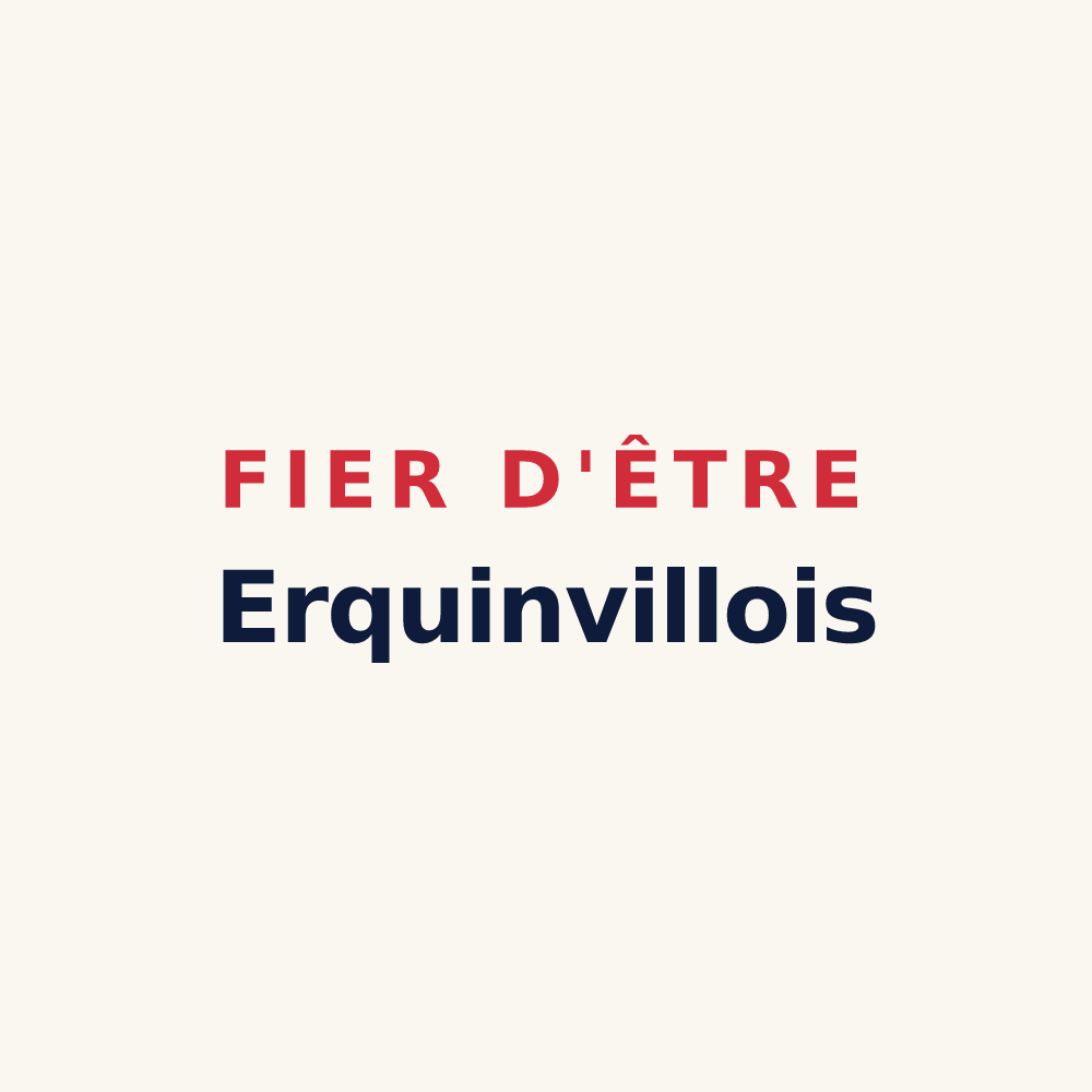 Tasse « Fier d'être Erquinvillois » — design pour Erquinvillers
