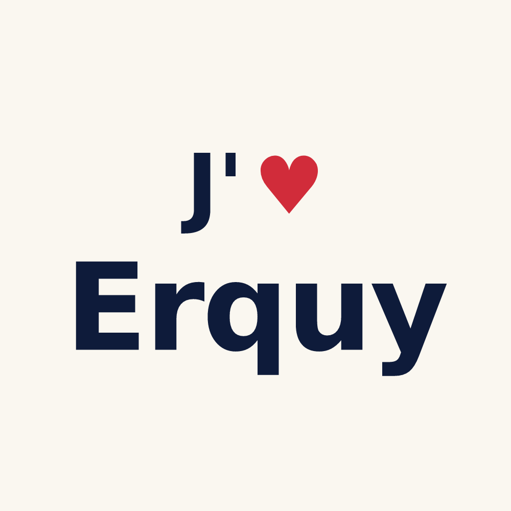 Tasse personnalisée Erquy — design J'aime Erquy